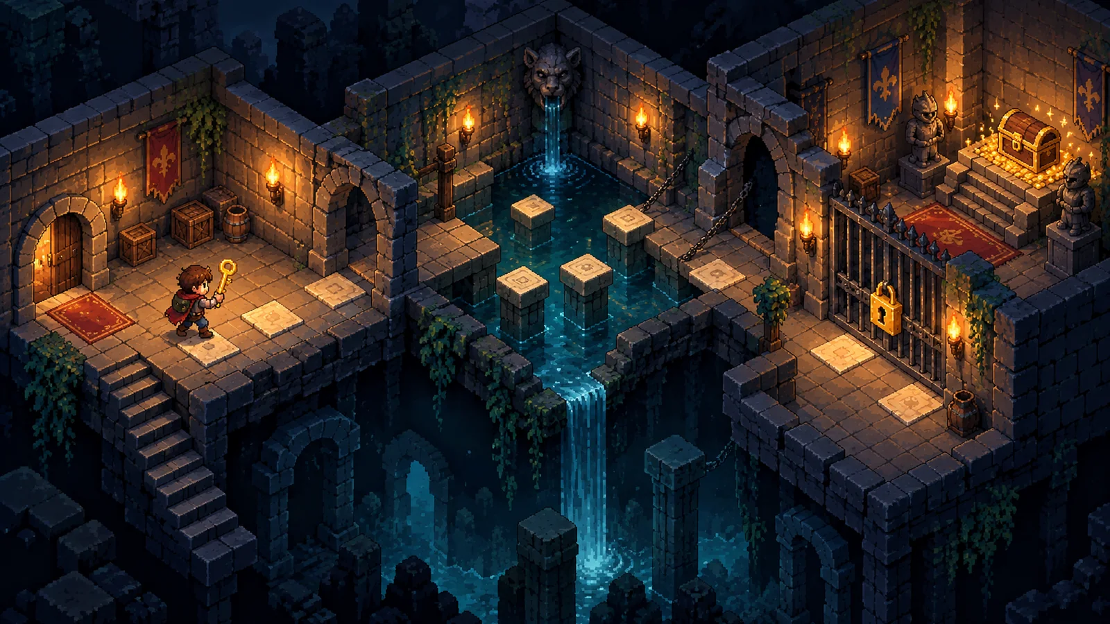 Wizualizacja koncepcji Dungeon Escape