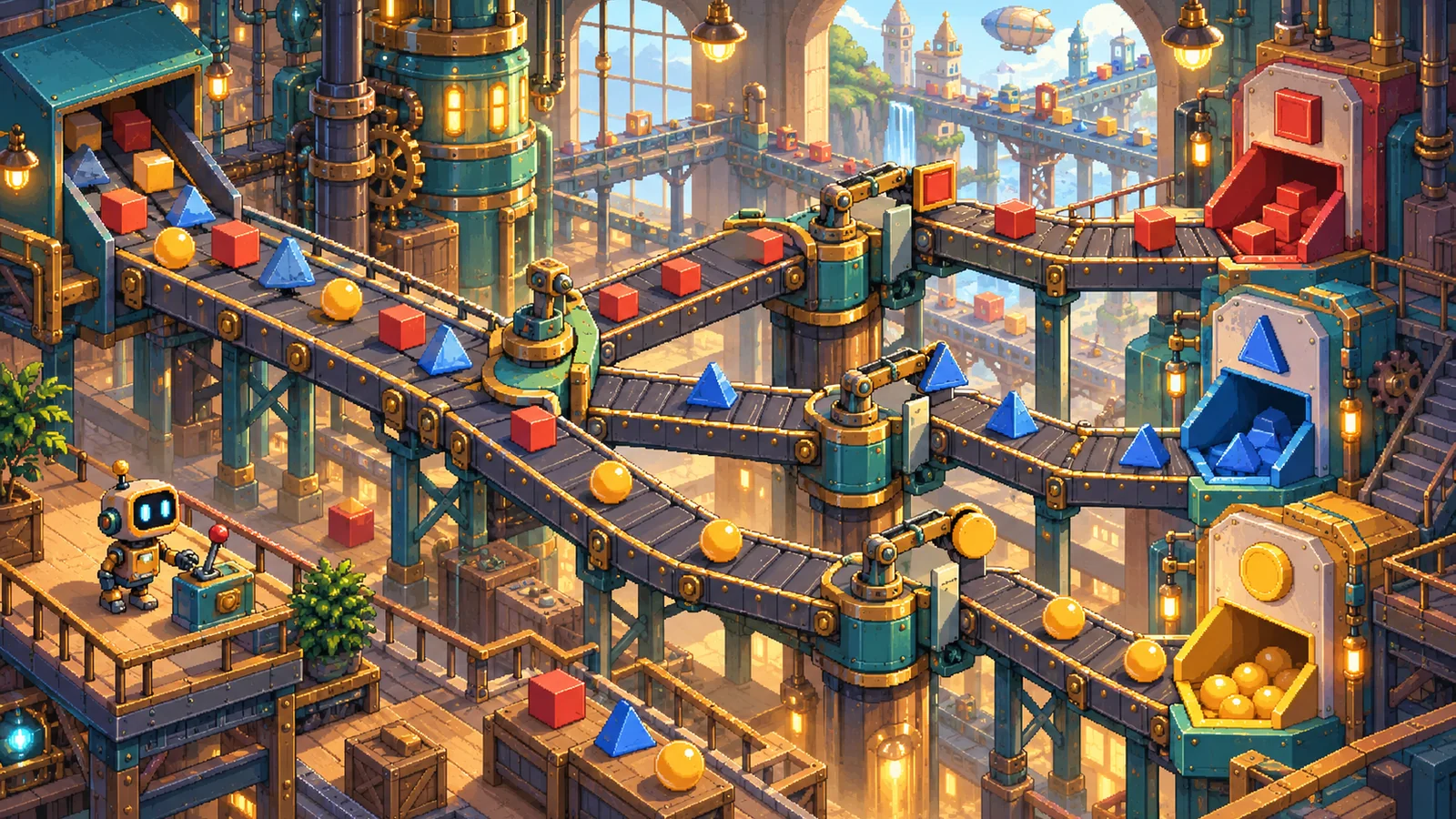 Wizualizacja koncepcji Logic Factory